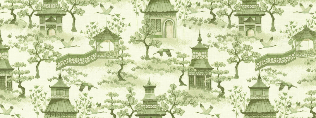 Kinjo 206 Greenery by Covington Designer Fabric
