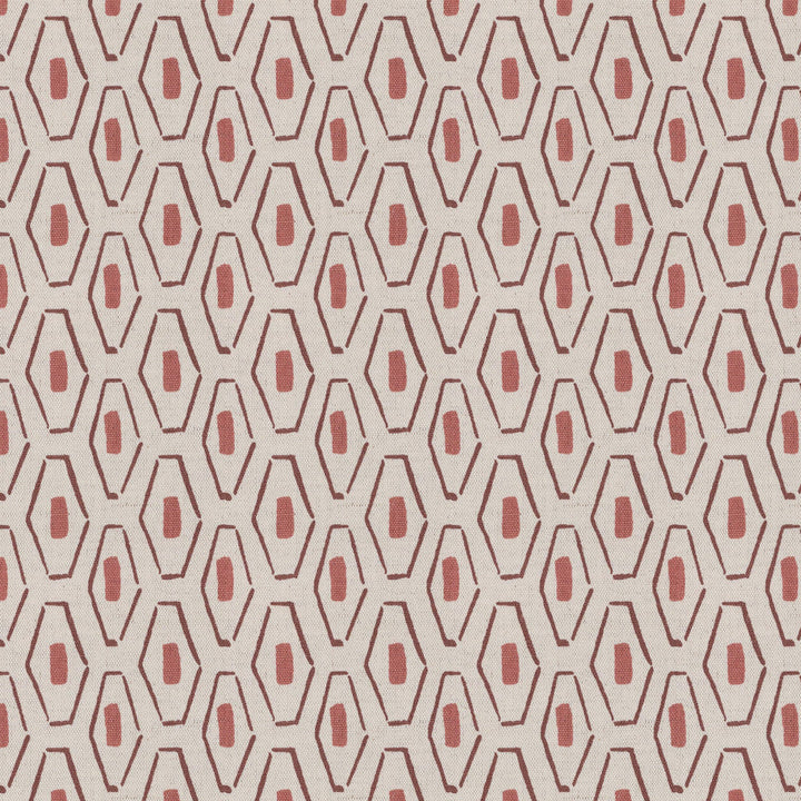 Klavon 2 Tearose by Stout Fabric Stout Fabric Klavon 2 TearoseFabric THE ART OF COLOR HANDCRAFTED 59%COT 41%LIN INDIA </p><p>Repeat: H: 6.500, V: 7.875 54 in - Fabric Carolina -
