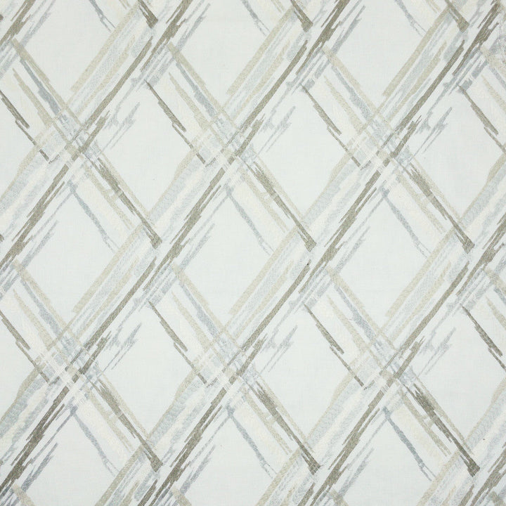 Knissell 1 Pongee by Stout Designer Fabric COMFORTABLE LIVING LINEN/SHADOW 52%COT 48%POL %PEMB INDIA Horizontal: 6.500 and Vertical: 9.000 52.5 in - Swanky Fabrics -