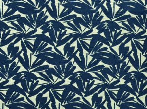 Kojak Navy 55 by Norbar Designer Fabric PRISM BLUES 100% POLYESTER CHINA 26"V 14 1/4"H 58 - Swanky Fabrics -