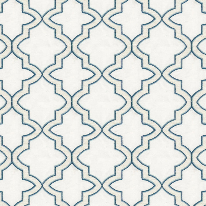 Kovac 1 Sky by Stout Fabric Stout Fabric Kovac 1 SkyFabric RAINBOW LIBRARY BREEZE/AEGEAN 100%COT %VEMB INDIA </p><p>Repeat: H: 5.375, V: 4.875 52 in - Fabric Carolina -