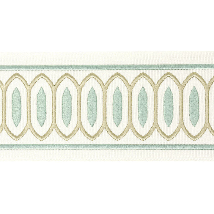 Kragon Tape 7 Shoreline by Stout Designer Trim STITCHED UP TRIM 100%COT %BEMB INDIA Horizontal: 4.000 and Vertical: 1.000 4 in - Swanky Fabrics -