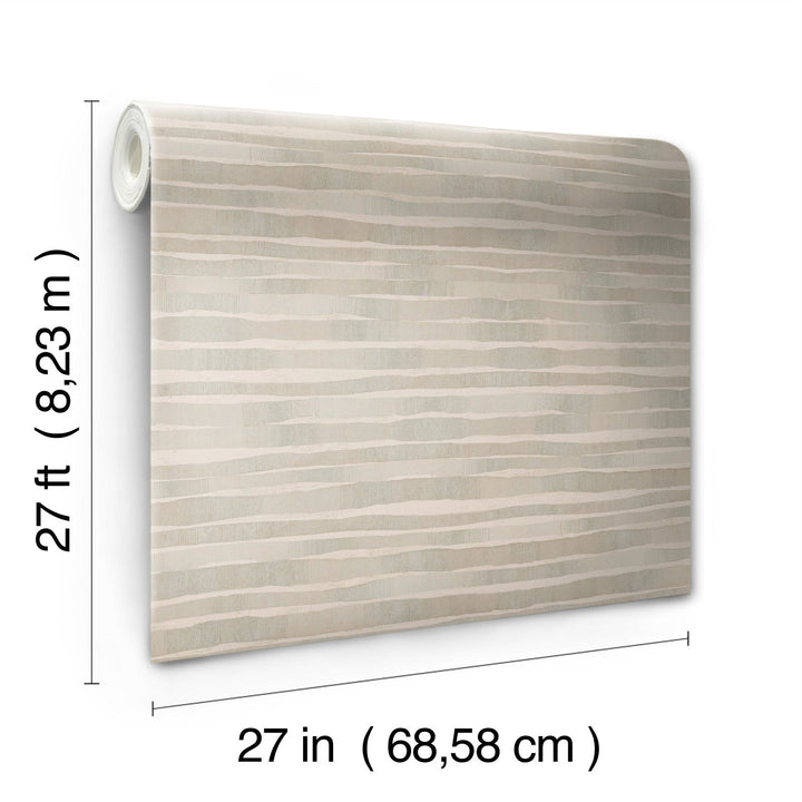 Dreamscapes Taupe Wallpaper by Ronald Redding Designer
