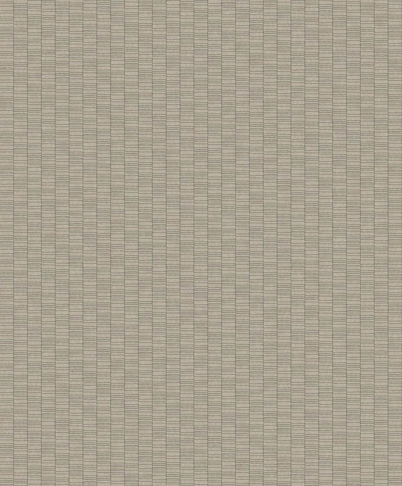 Deco Spliced Stripe Nobel Grey KTM1424 by Seabrook Designs Designer Wallpaper