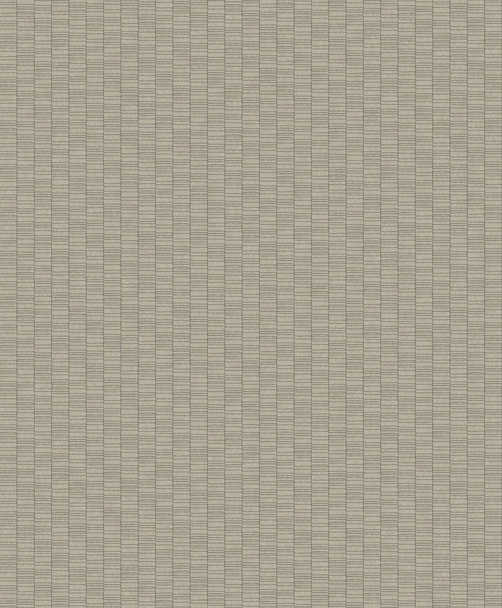 Deco Spliced Stripe Nobel Grey KTM1424 by Seabrook Designs Designer Wallpaper