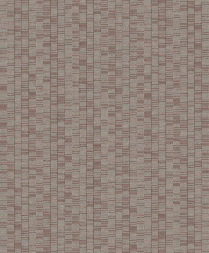 Deco Spliced Stripe Graphite & Terra Cotta KTM1426 by Seabrook Designs Designer Wallpaper