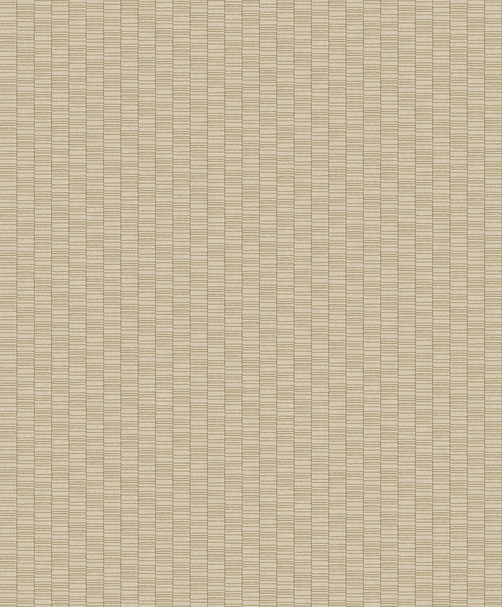 Deco Spliced Stripe Metallic Gold & Parchment KTM1433 by Seabrook Designs Designer Wallpaper