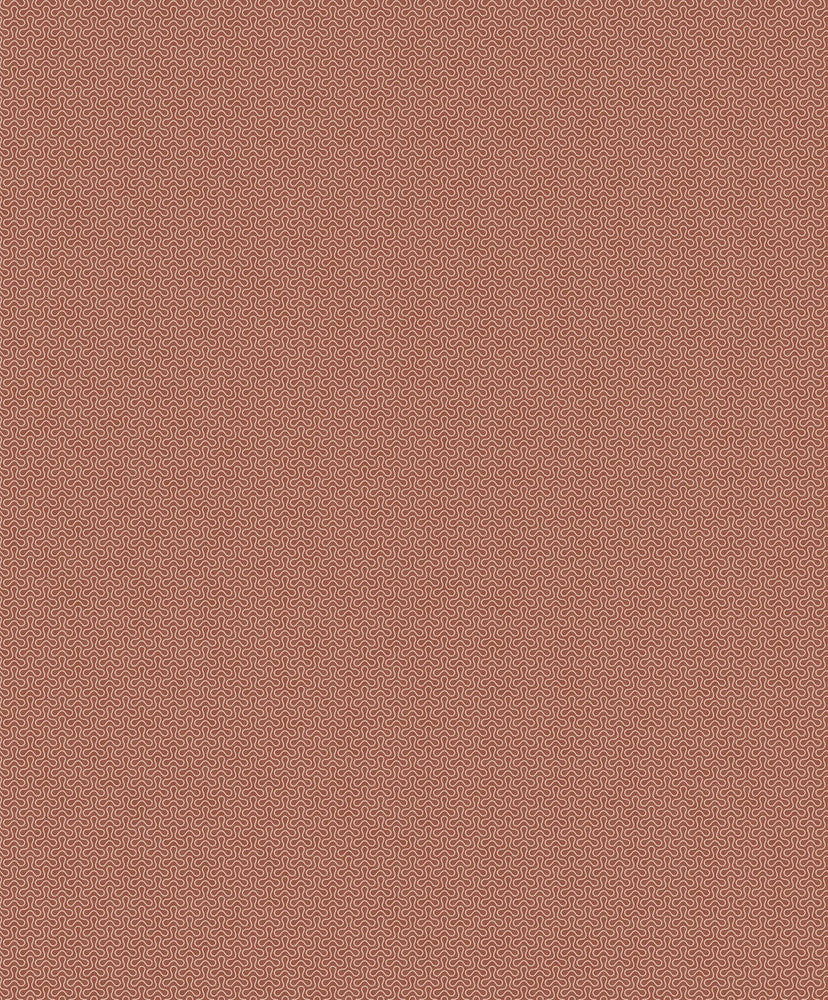 Spiro Geometric Terra Cotta KTM1521 by Seabrook Designs Designer Wallpaper