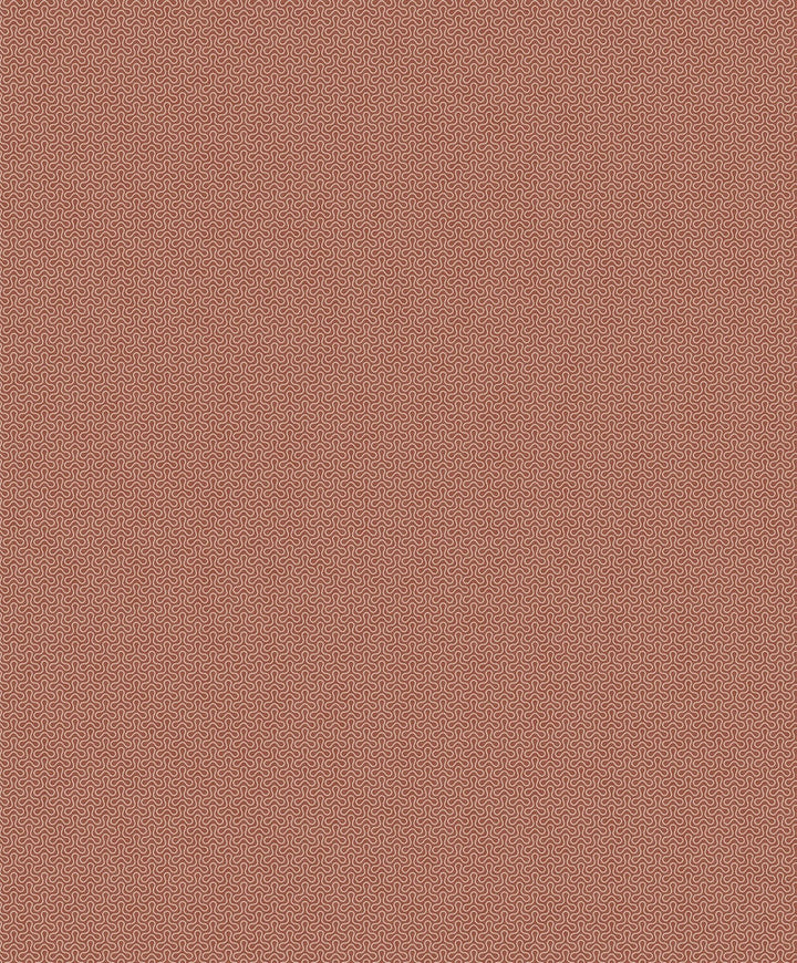 Spiro Geometric Terra Cotta KTM1521 by Seabrook Designs Designer Wallpaper