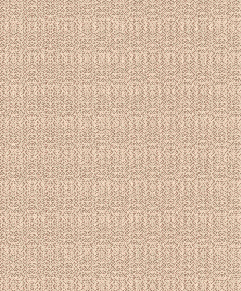 Spiro Geometric Ivory & Terra Cotta KTM1523 by Seabrook Designs Designer Wallpaper