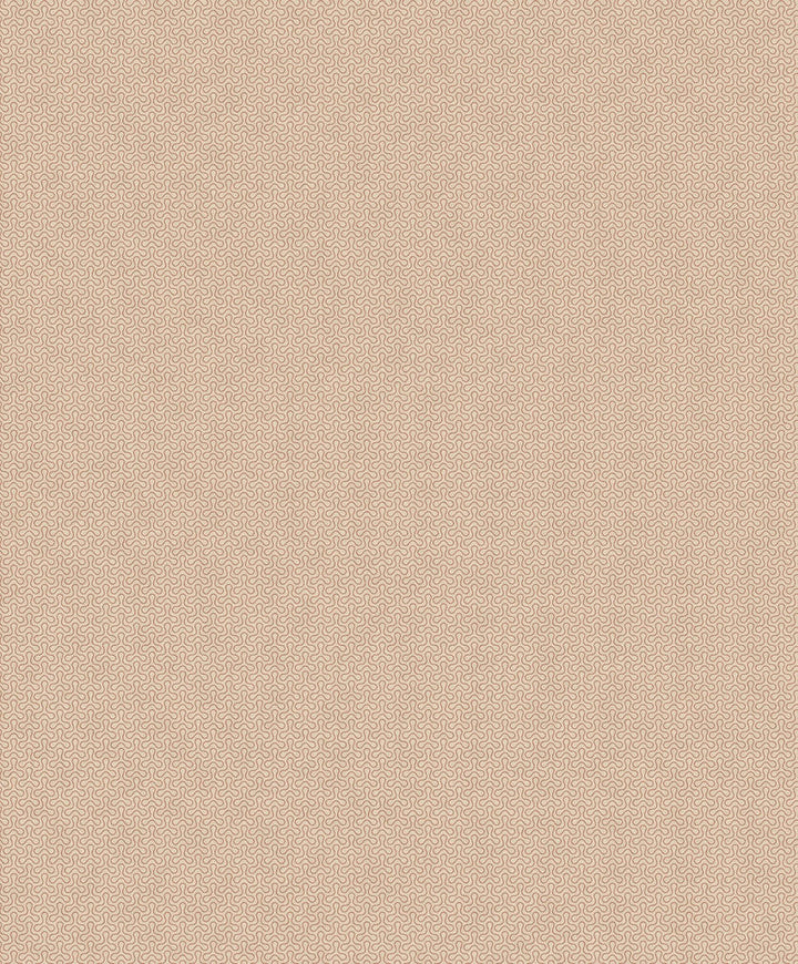 Spiro Geometric Ivory & Terra Cotta KTM1523 by Seabrook Designs Designer Wallpaper