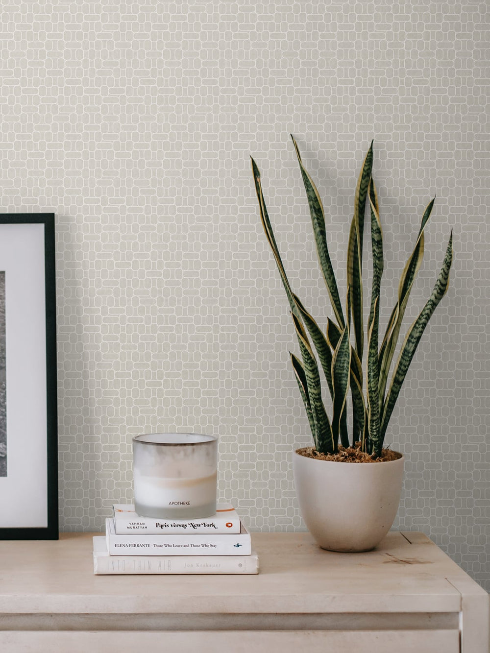 Capsule Geometric Linen KTM1621 by Seabrook Designs Designer Wallpaper