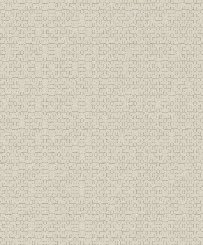 Capsule Geometric Ivory KTM1622 by Seabrook Designs Designer Wallpaper