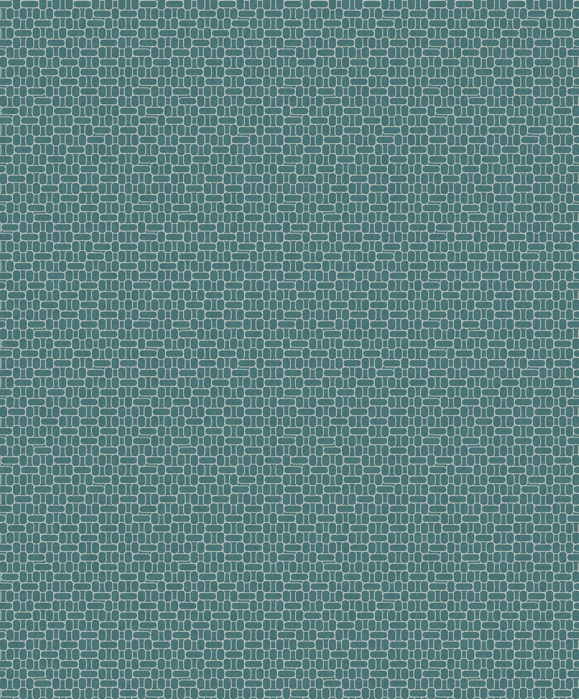 Capsule Geometric Perry Teal KTM1626 by Seabrook Designs Designer Wallpaper