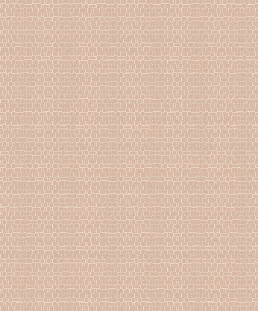 Capsule Geometric Pastel Pink KTM1627 by Seabrook Designs Designer Wallpaper