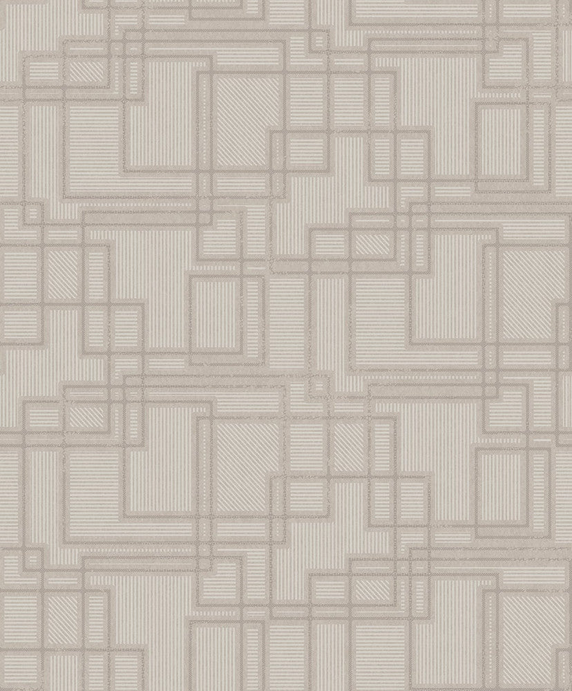 Bauhaus Cityscape Laurent Grey KTM1714 by Seabrook Designs Designer Wallpaper