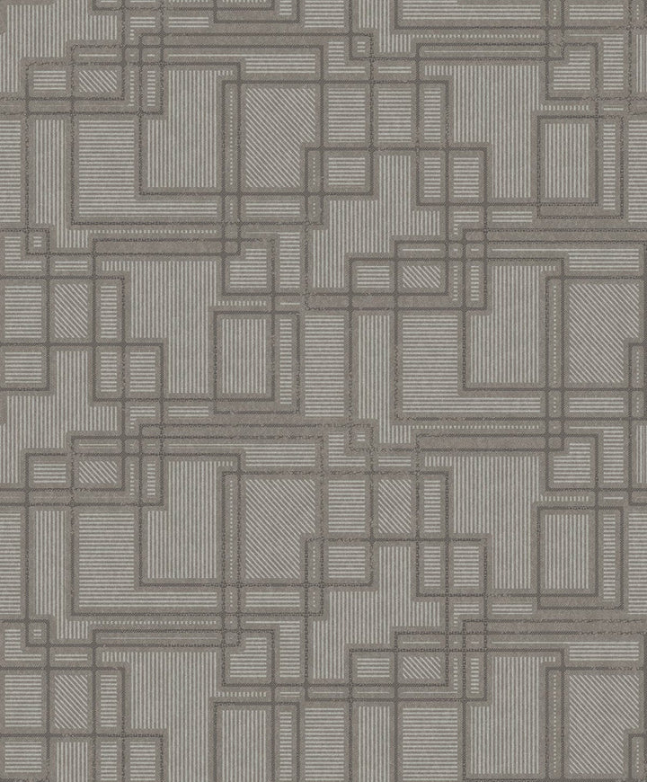 Bauhaus Cityscape Hammered Steel KTM1716 by Seabrook Designs Designer Wallpaper