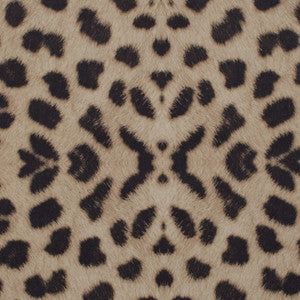 Europatex Fabric Kingdom Serval Black/Tan