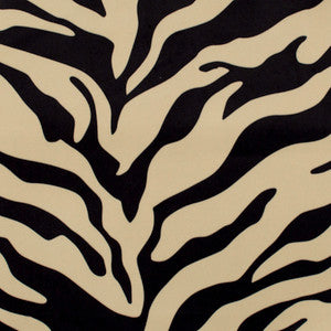 Europatex Fabric Kingdom Zebra Black/Tan