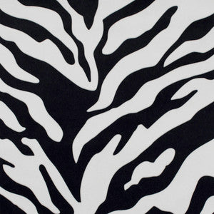 Europatex Fabric Kingdom Zebra Black/White