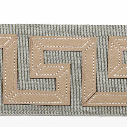 Kos - Lemongrass by Europatex Designer Fabric Kos & Paros 55% Faux Leather / 23% Rayon / 21% Fibranne / 1% Polyester China See Sample Horizontal: N/A and Vertical: N/A 3.00 inches  - Swanky Fabrics -