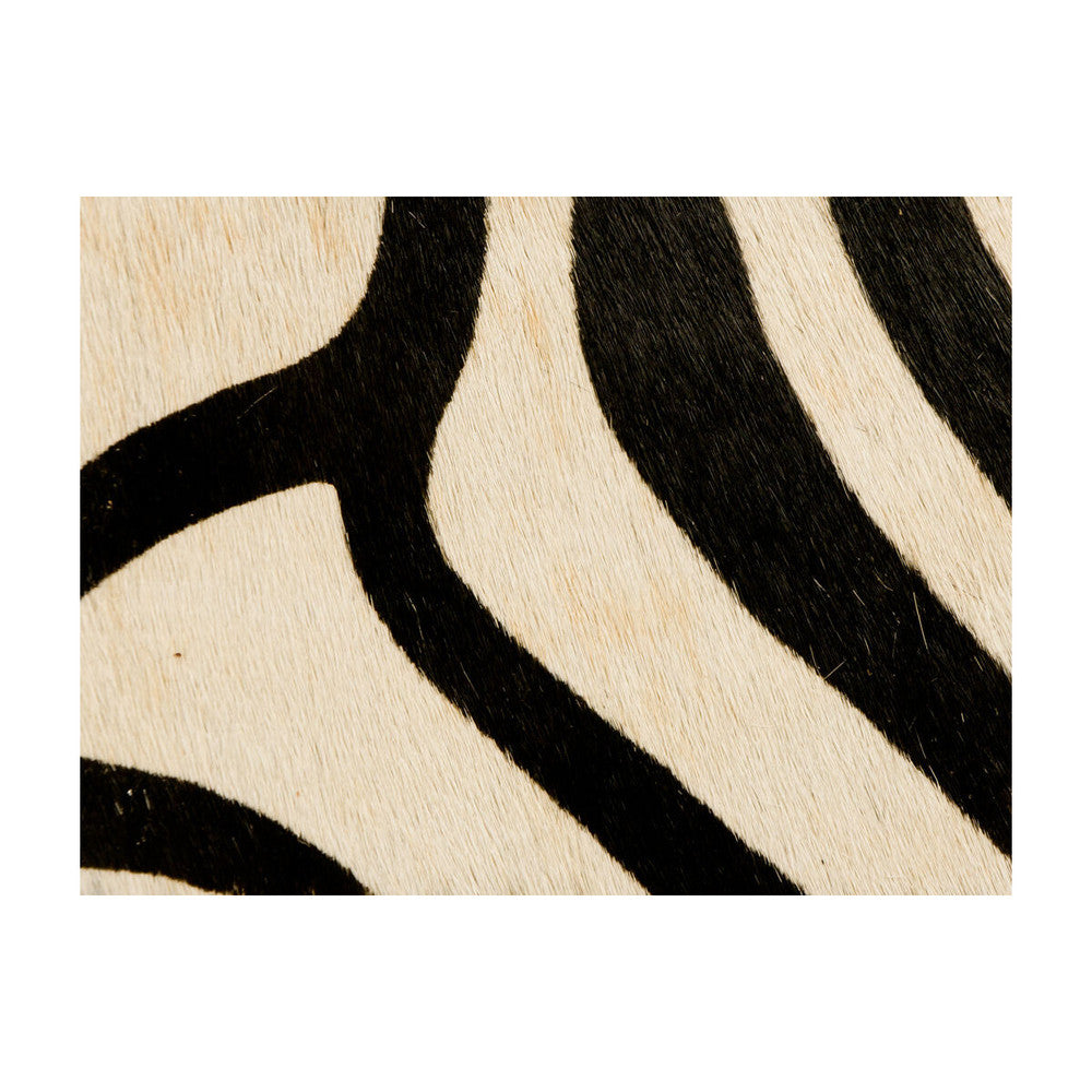 Painted Zebra Natural by Kravet Couture Designer Fabric LEATHER - 100% Italy LIGHT Horizontal: 0 and Vertical: 0 - Swanky Fabrics -