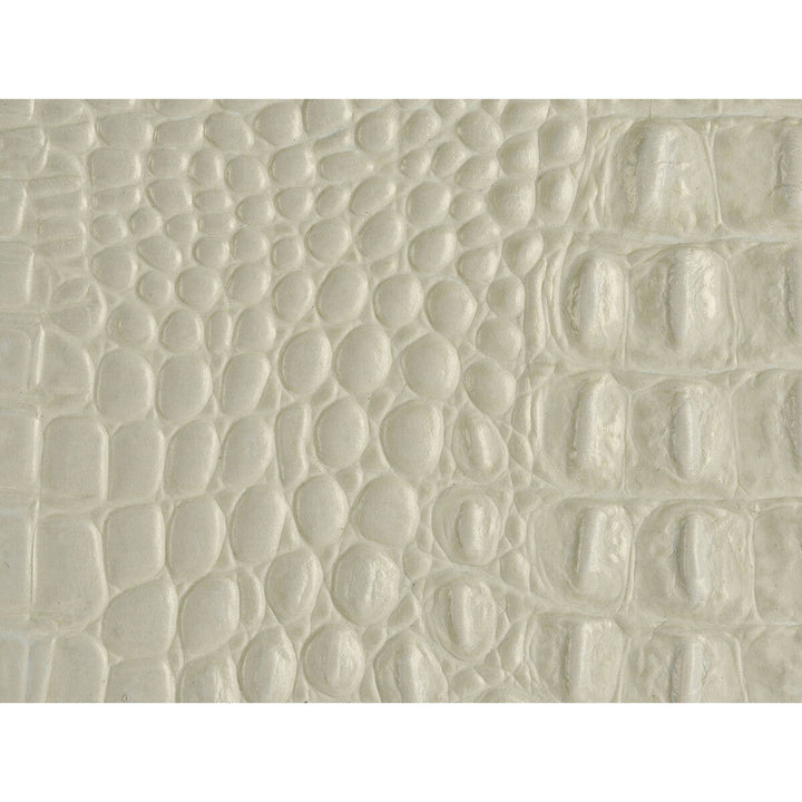 Gator Vapor by Kravet Couture Designer Fabric MODERN LUXE LEATHER - 100% United States Horizontal: 13 and Vertical: 23 - Swanky Fabrics -