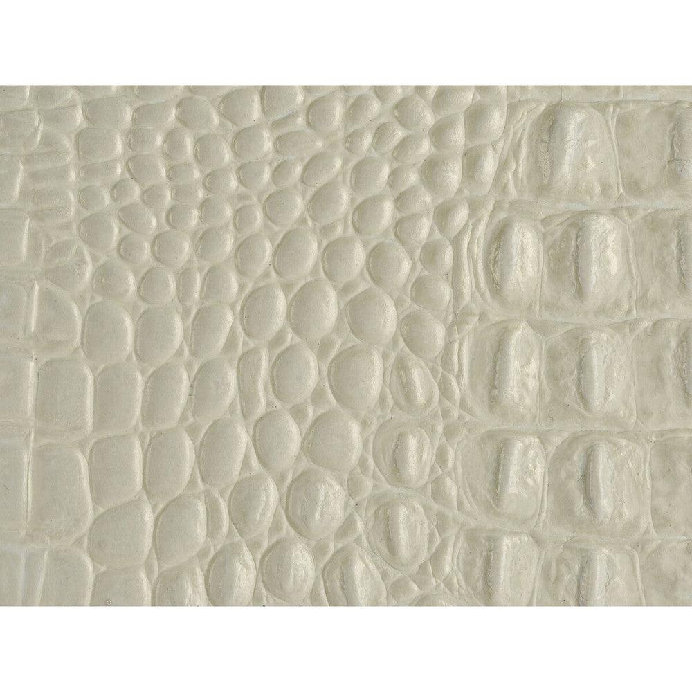 Gator Vapor by Kravet Couture Designer Fabric MODERN LUXE LEATHER - 100% United States Horizontal: 13 and Vertical: 23 - Swanky Fabrics -