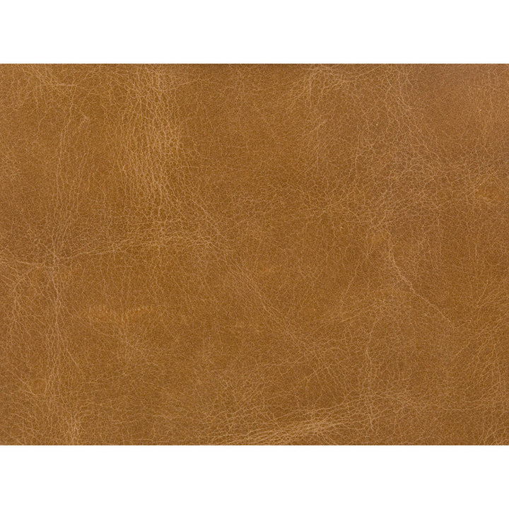 L-Haute-Camel by Kravet Couture Designer Fabric NOMAD CHIC LEATHER - 100% Italy Horizontal: and Vertical: - Swanky Fabrics -