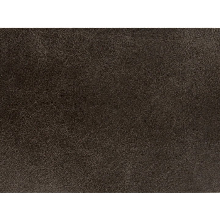 L-Haute-Smoke by Kravet Couture Designer Fabric NOMAD CHIC LEATHER - 100% Italy - Horizontal: - and Vertical: - - - Swanky Fabrics -
