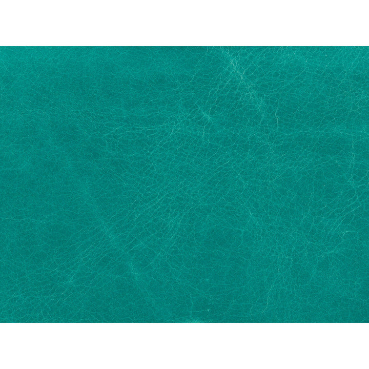 L-Haute-Turquoise by Kravet Couture Designer Fabric LEATHER - 100% Italy Horizontal: and Vertical: - Swanky Fabrics -