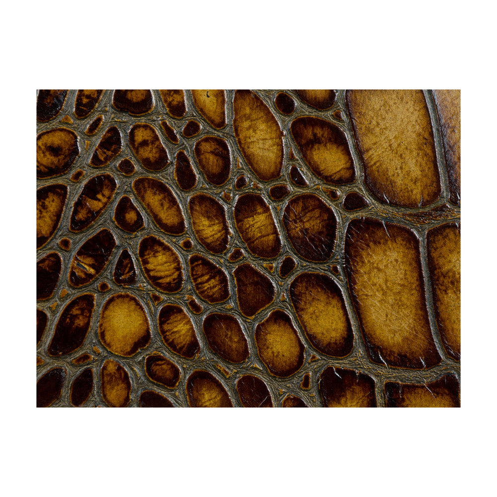 L-Tuscany Hazelnut by Kravet Couture Designer Fabric - LEATHER - 100% Brazil - Horizontal: - and Vertical: - - - Swanky Fabrics -