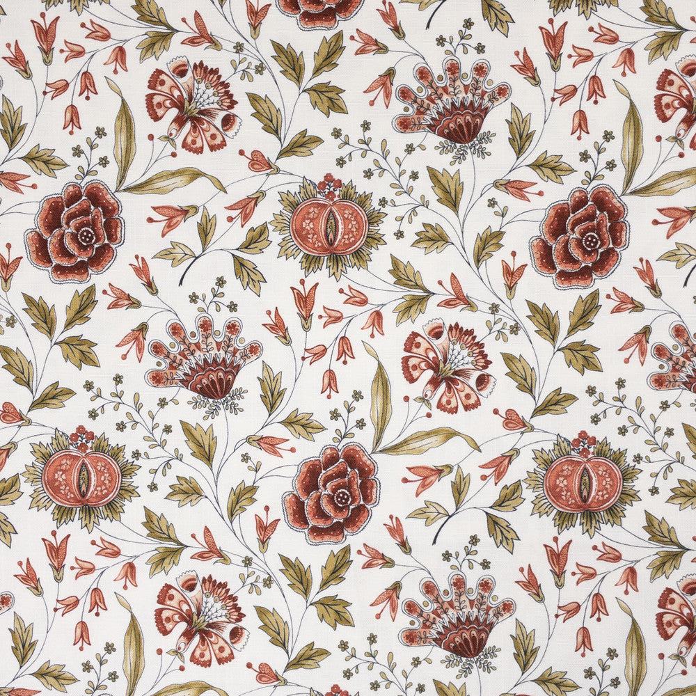 Laconia 1 Sienna by Stout Fabric Stout Fabric Laconia 1 SiennaFabric RAINBOW LIBRARY CAMELLIA/CLAY SPAIN </p><p>Repeat: H: 6.750, V: 13.500 54 in - Fabric Carolina -