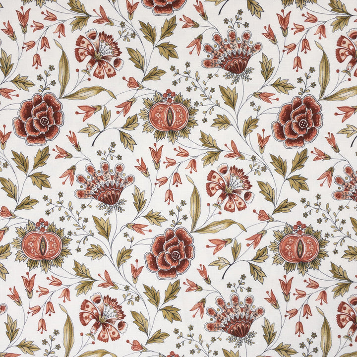 Laconia 1 Sienna by Stout Fabric Stout Fabric Laconia 1 SiennaFabric RAINBOW LIBRARY CAMELLIA/CLAY 100%COT SPAIN </p><p>Repeat: H: 6.750, V: 13.500 54 in - Fabric Carolina -