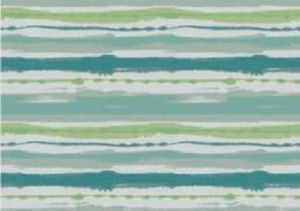Laconia Ocean 50 by Norbar Designer Fabric DEL SOL 100% SOLUTION DYED ACRYLIC GERMANY 10 1/2"V 13 3/4"H 54" - Swanky Fabrics -