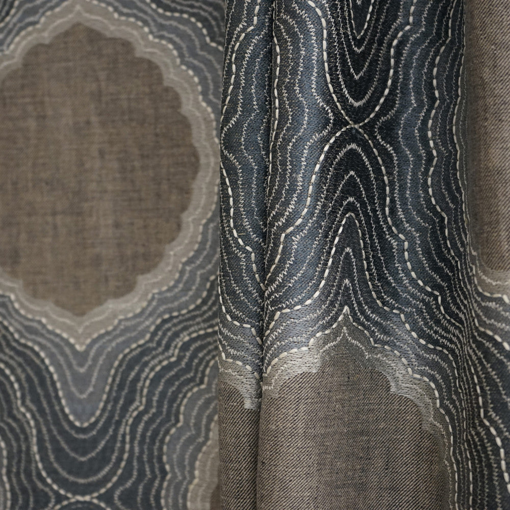 LAGOON 64SJ101 by JF Designer Fabric JF Studio 62% Linen, 29% Viscose, 9% Polyester India  Horizontal: 12.75 and Vertical: 15.75 51  - Swanky Fabrics -