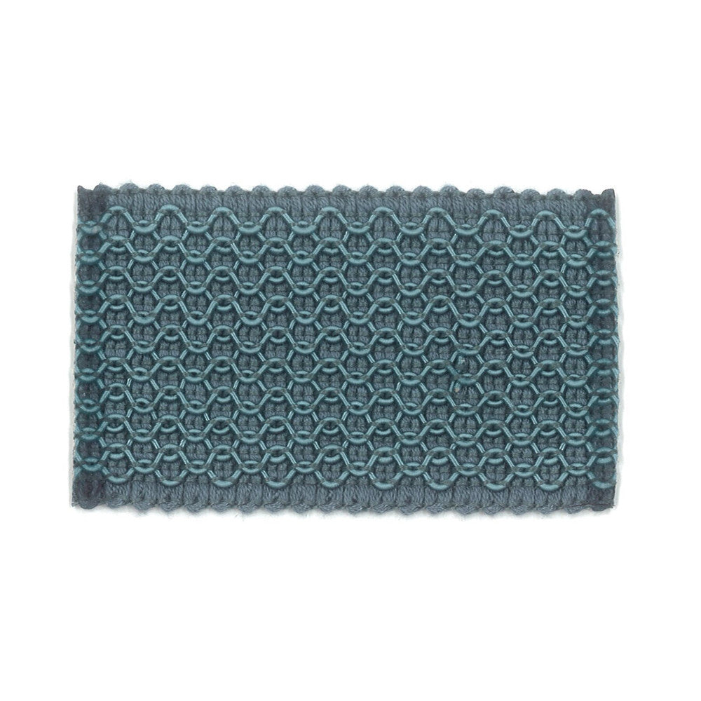 Laminia 7 Lake by Stout Trim Stout Trim Laminia 7 LakeTrim NEW WORLD TRIM VOLUME II 60%SVI 16%POL 15%COT 9%NYL CHINA </p><p>Repeat: H: 0.000, V: 0.000 2.13 in - Fabric Carolina -