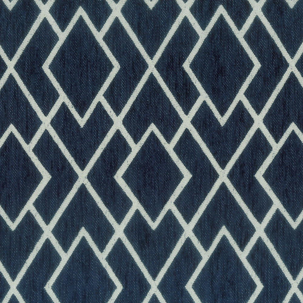 Langdale 1 Sapphire by Stout Designer Fabric LIVING IS EASY CHAMBRAY/NAVY 100%POL CHINA PERFORMANCE RATED FABRIC FLAME RETARDANT-U.F.A.C. CLASS 1 CATB 117-2013 WYZENBEEK 15 000 DOUBLE RUB WEAR TEST (HEAVY DUTY) Horizontal: 7.5 and Vertical: 5 57 in - Swanky Fabrics -