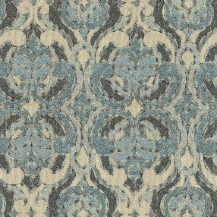 Ogee 34 Breeze by ABBEYSHEA Designer Fabric 100% Polyester China 80,000 Double Rubs (Wyzenbeek) </p><p>Repeat: Horizontal: 13.5" (34.2 cm) Up the Roll and Vertical: 6.75" (17.1 cm) Across the Roll 54" (137 cm) - Swanky Fabrics -