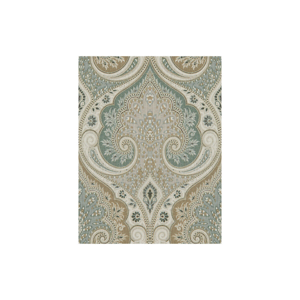 Latika Seafoam by Kravet Design Fabric Kravet Design Fabric Latika SeafoamFabric THE ECHO DESIGN COLLECTION LINEN - 100% China </p><p>Repeat: H: 13.5, V: 18 54.5 - Fabric Carolina -