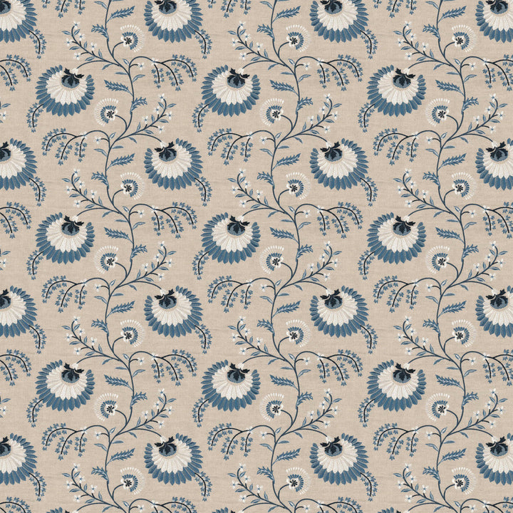 Lavish 1 Colonial by Stout Fabric Stout Fabric Lavish 1 ColonialFabric COMFORTABLE LIVING MOONSTONE/NAVY 55%LIN 45%COT %VEMB INDIA </p><p>Repeat: H: 17.000, V: 15.125 51 in - Fabric Carolina -