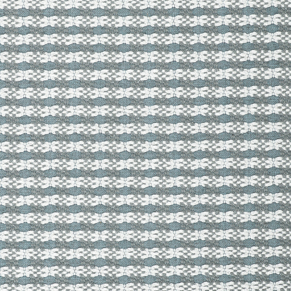 Bermudo Azul/Blanco by Gaston Y Daniela Designer Fabric LORENZO CASTILLO V COTTON - 42%;VISCOSE - 39%;POLYESTER - 13%;LINEN - 6% Italy HEAVY Horizontal: 1.2 and Vertical: 8 56 - Swanky Fabrics -