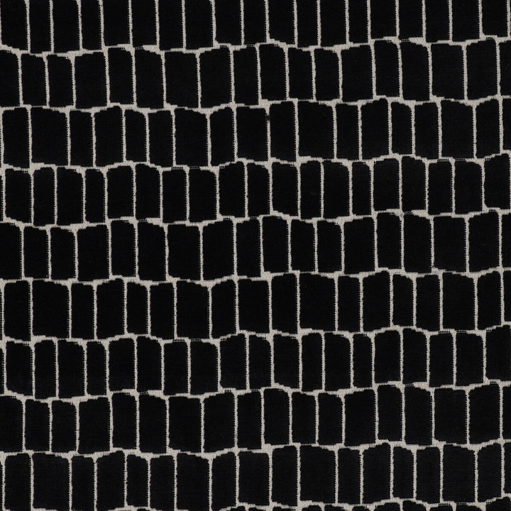 Maximo Onyx by Gaston Y Daniela Designer Fabric LORENZO CASTILLO V VISCOSE - 75%;POLYESTER - 25% Belgium HEAVY Horizontal: 6.89 and Vertical: 4.84 54.33 - Swanky Fabrics -