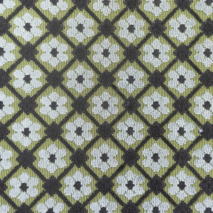 Fruela Verde by Gaston Y Daniela Designer Fabric LORENZO CASTILLO V VISCOSE - 76%;POLYESTER - 24% India HEAVY Horizontal: 6.8 and Vertical: 2.32 55.11 - Swanky Fabrics -