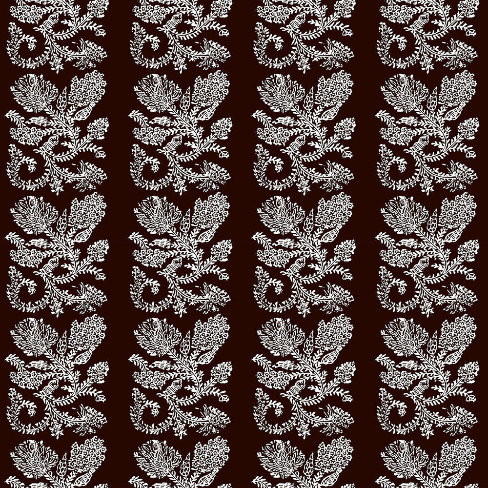 Camino Chocolate by Gaston Y Daniela Designer Fabric LORENZO CASTILLO V COTTON - 61%;LINEN - 39% Spain MEDIUM Horizontal: 7 and Vertical: 6.6 54 - Swanky Fabrics -