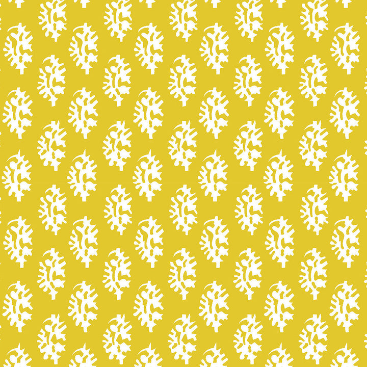 Seijo Amarillo by Gaston Y Daniela Designer Fabric LORENZO CASTILLO V COTTON - 61%;LINEN - 39% Spain MEDIUM Horizontal: 13.19 and Vertical: 3.7 54 - Swanky Fabrics -