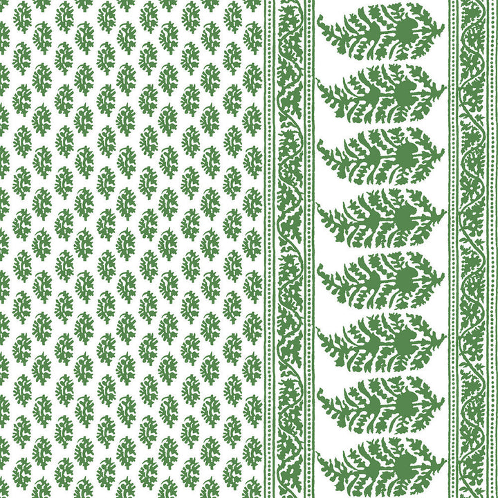 Aravaquita Verde by Gaston Y Daniela Designer Fabric LORENZO CASTILLO V COTTON - 61%;LINEN - 39% Spain MEDIUM Horizontal: 54 and Vertical: 5.7 54 - Swanky Fabrics -
