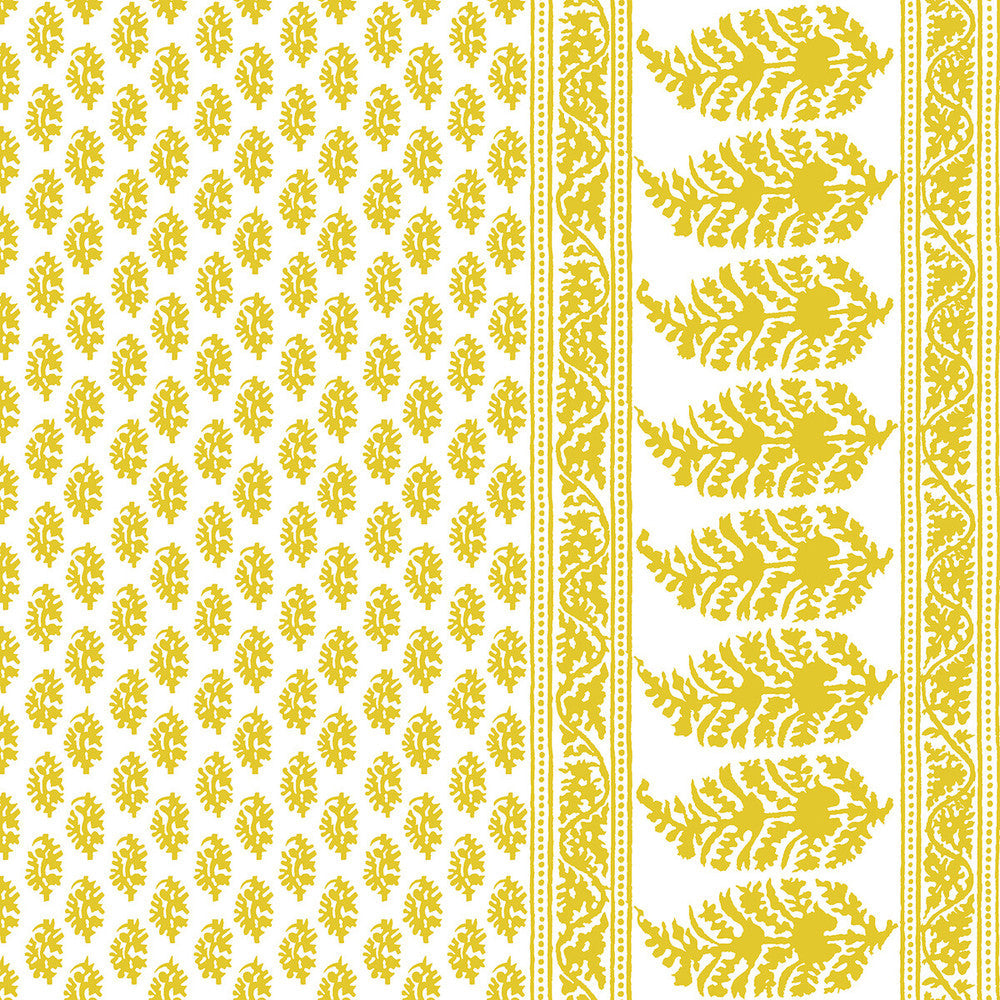 Aravaquita Amarillo by Gaston Y Daniela Designer Fabric LORENZO CASTILLO V COTTON - 61%;LINEN - 39% Spain MEDIUM Horizontal: 54 and Vertical: 5.7 54 - Swanky Fabrics -