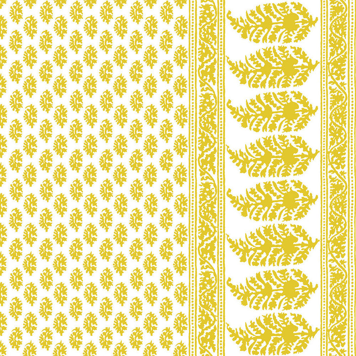 Aravaquita Amarillo by Gaston Y Daniela Designer Fabric LORENZO CASTILLO V COTTON - 61%;LINEN - 39% Spain MEDIUM Horizontal: 54 and Vertical: 5.7 54 - Swanky Fabrics -