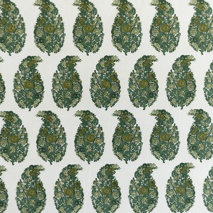 Tarsila Verde by Gaston Y Daniela Designer Fabric LORENZO CASTILLO V COTTON - 100% Spain HEAVY Horizontal: 2.44 and Vertical: 6.88 55.11 - Swanky Fabrics -